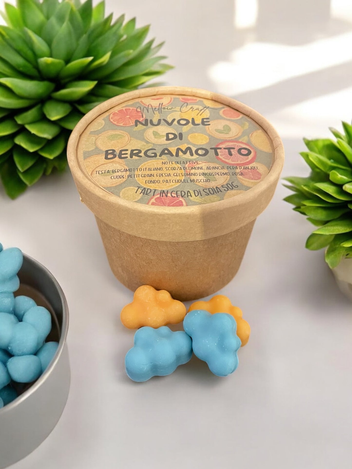 Un soffio di profumo. Una nuvola di emozioni (Tart in cera di soia)