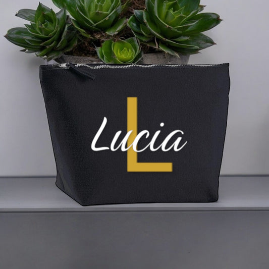 Pochette in cotone e juta: praticità personalizzata!