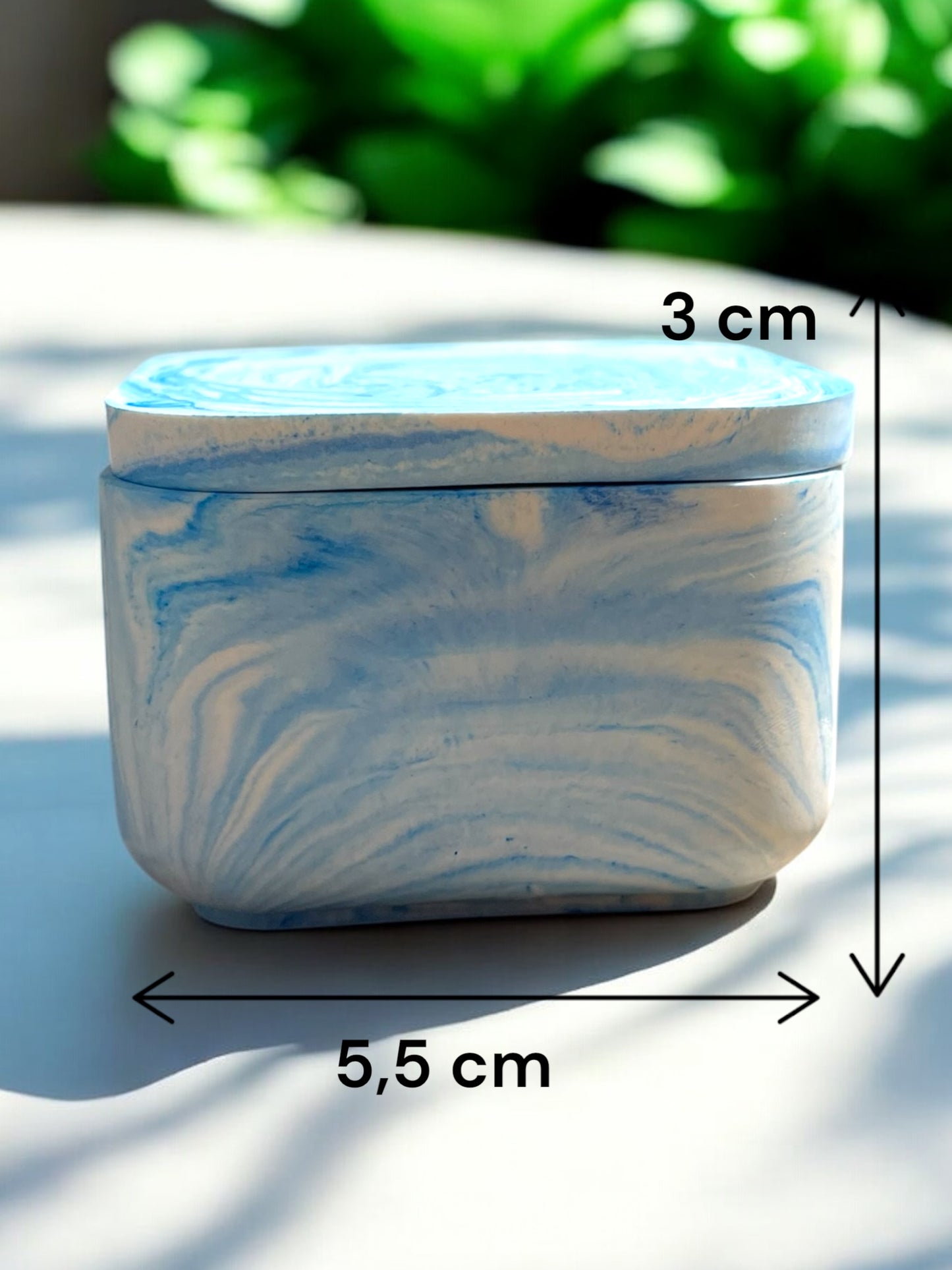 Contenitori per Candele Personalizzabili in Gesso Naturale | Cera Vegetale Cruelty Free