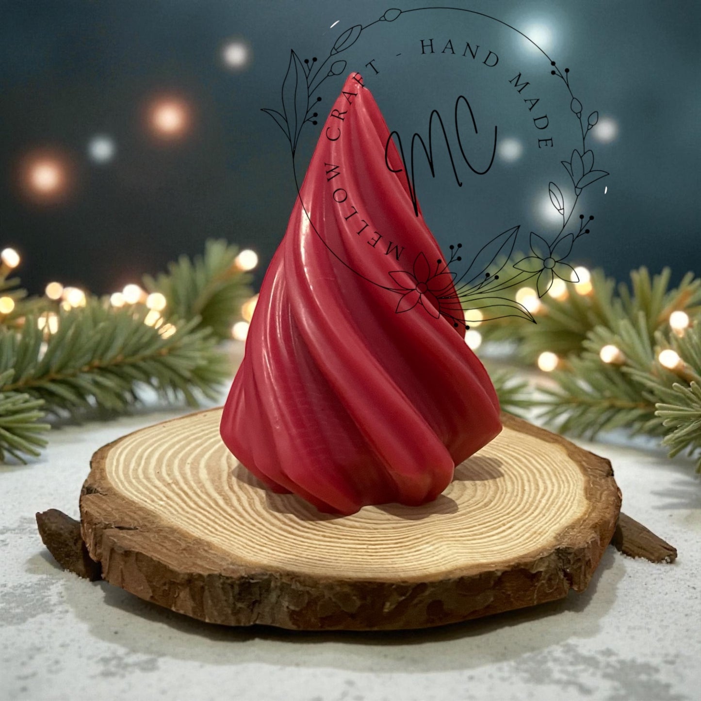 Collezione Natale 2025 – Set Artigianale con Candele, Contenitori in Gesso Naturale e Tart Profumate Personalizzabili.