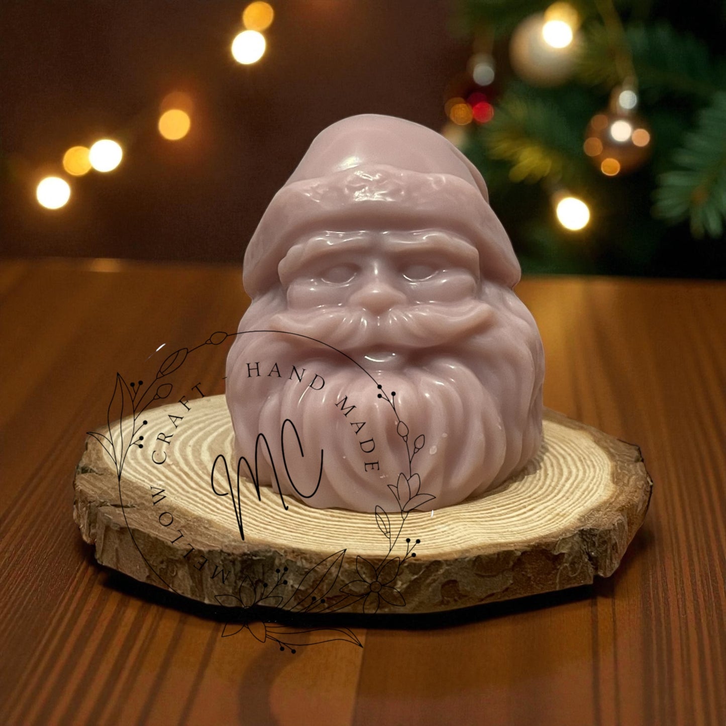 Collezione Natale 2025 – Set Artigianale con Candele, Contenitori in Gesso Naturale e Tart Profumate Personalizzabili.