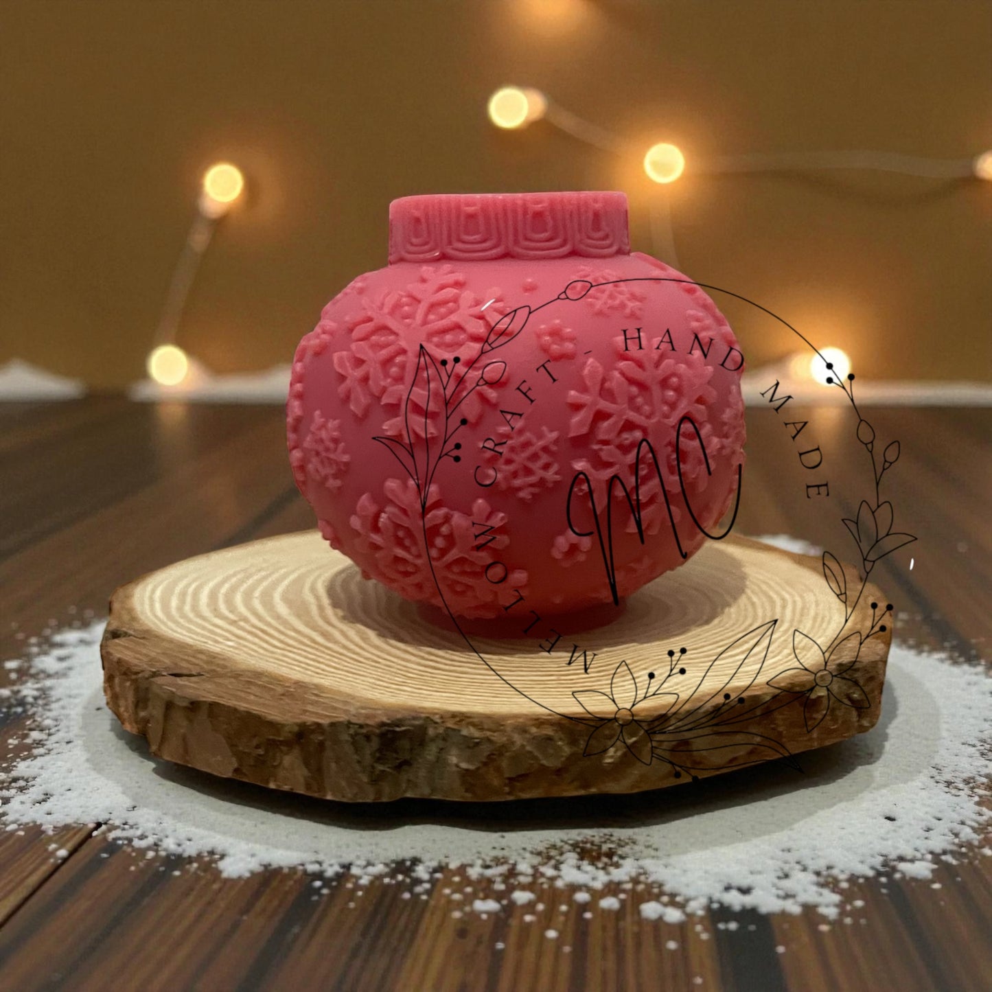 Collezione Natale 2025 – Set Artigianale con Candele, Contenitori in Gesso Naturale e Tart Profumate Personalizzabili.