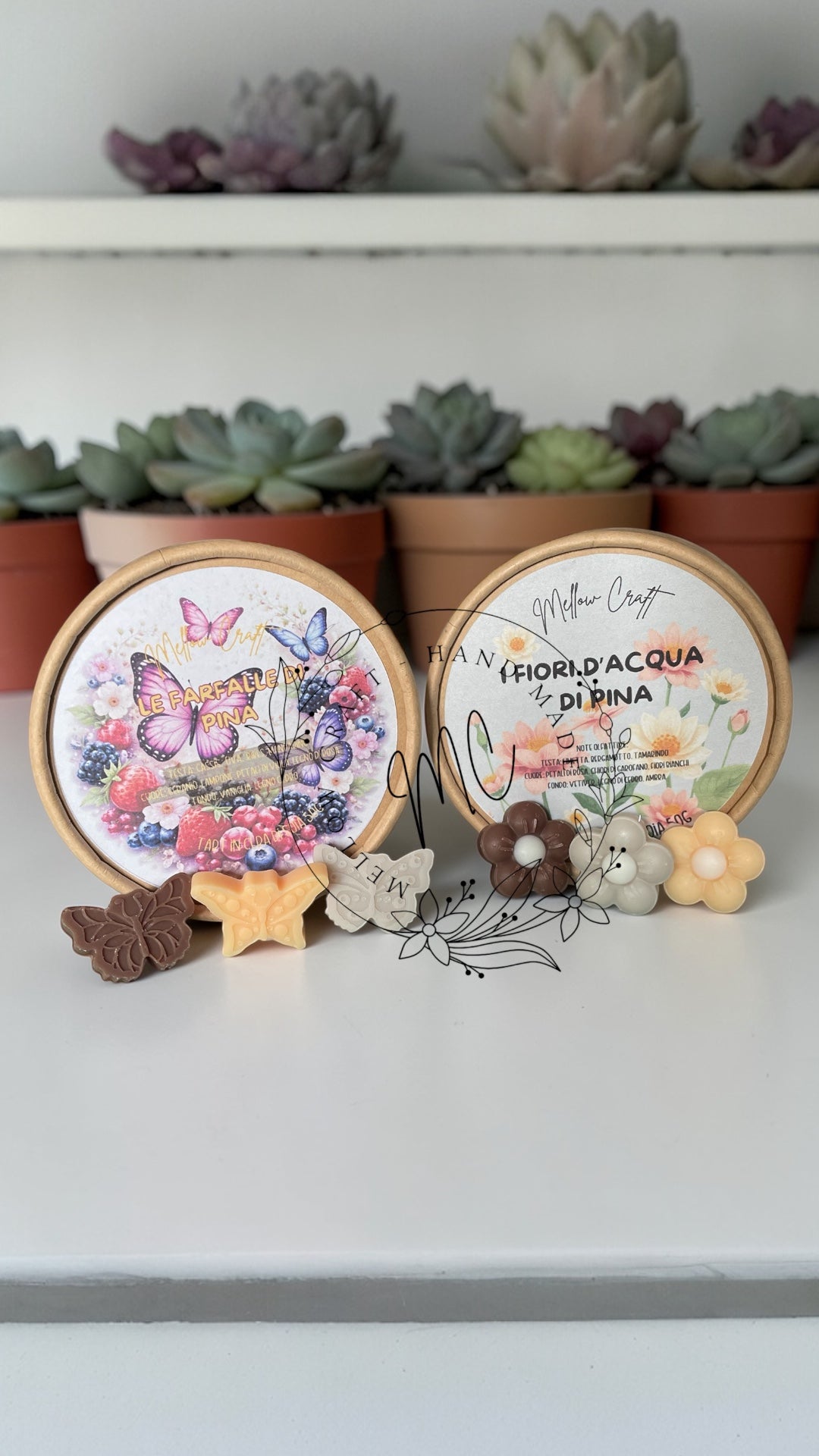 🦋 Tart Profumate a Forma di Farfalla in Cera di Soia – Naturali, Vegane e Personalizzabili