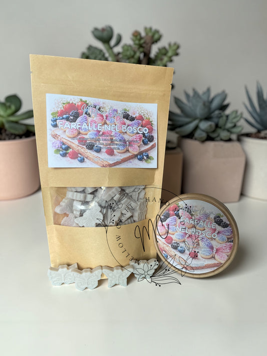 🦋 Tart Profumate a Forma di Farfalla in Cera di Soia – Naturali, Vegane e Personalizzabili