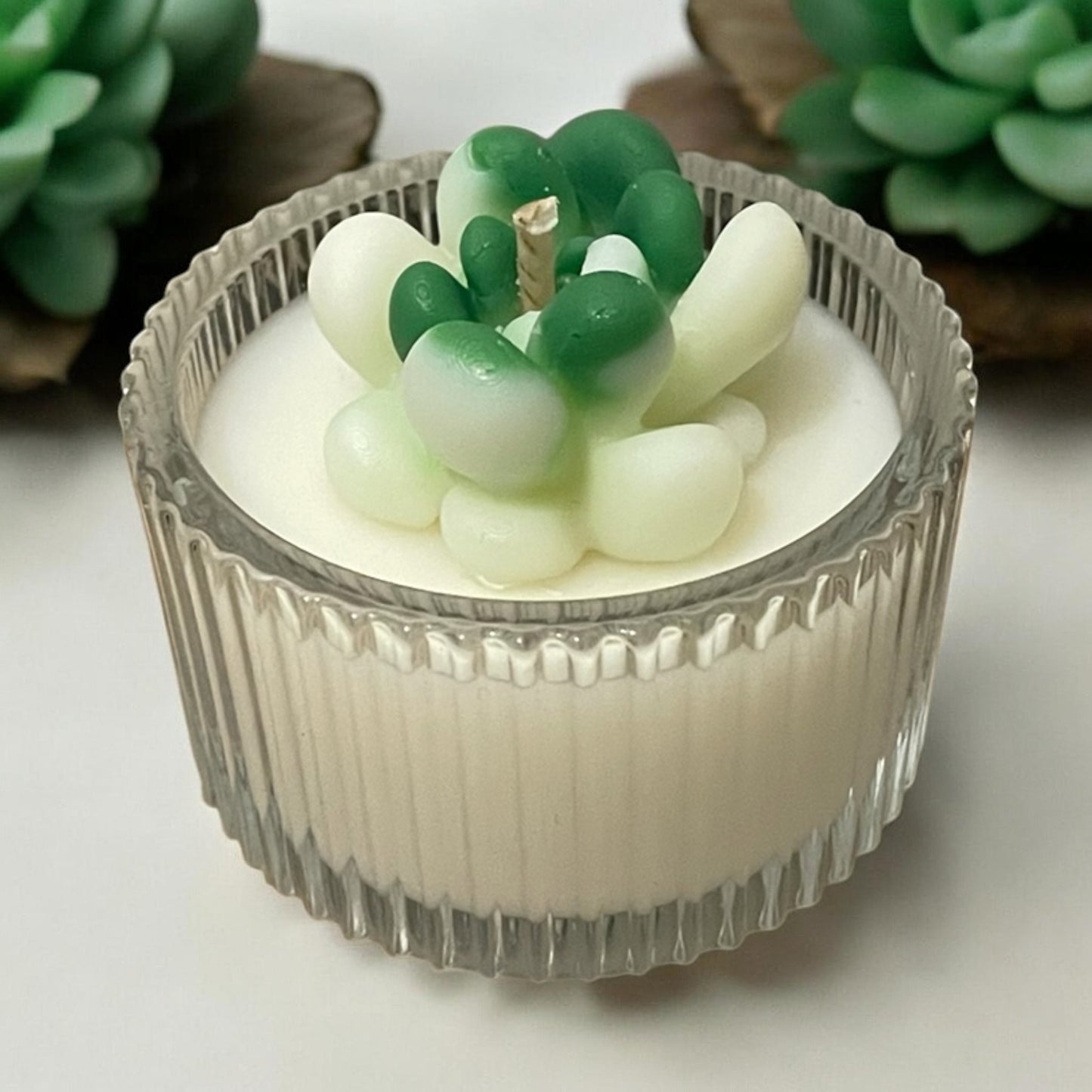 Candele in Cera Vegetale Naturale – Collezione Vetro Personalizzabile